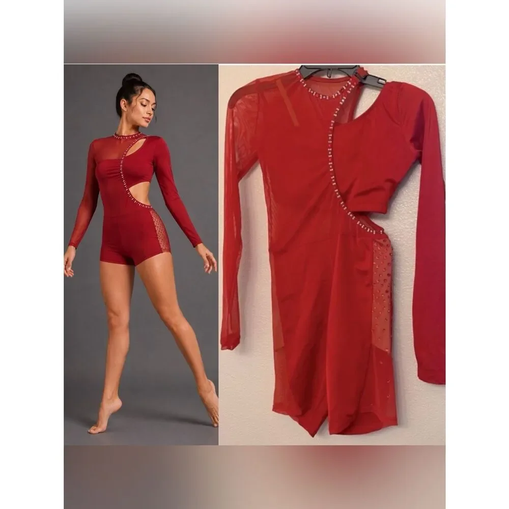The Line up solo dance costume custom CARLSBAD contemporary biketard jazz SA